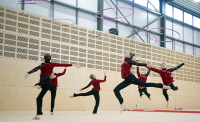Esprit Gym rehearse at Wembley Olympic Arena. gym_8396 lr