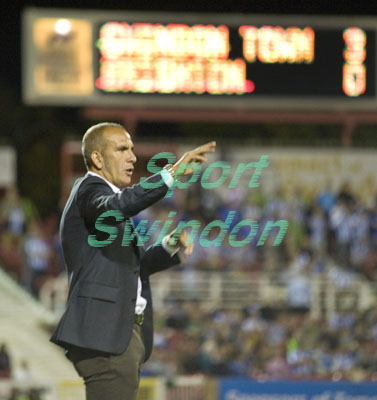 Swindon v BrightonPaolo Di Canio conducting his first win of the season.