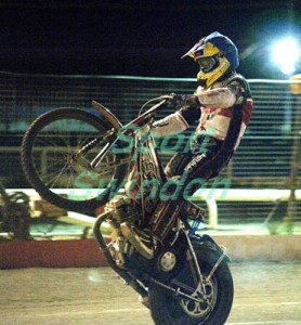 Swindon Robins speedway v Lakeside Hammers.Nick Morris