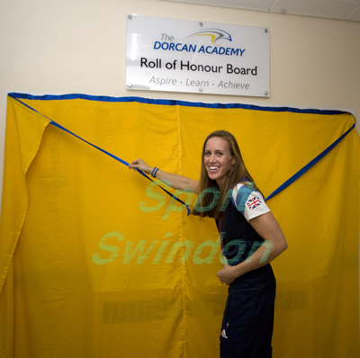 Olympic gold medalist Helen Glover at Dorcan Academy Swindon