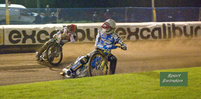 Speedway final first leg.Troy Batchelor