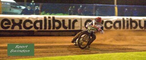 Speedway final first leg.Troy Batchelor