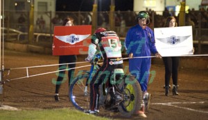 Swindon Robins v Birmingham play off Semi finals.Troy Batchelor on start