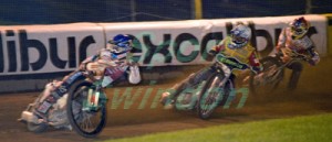 Swindon Robins v Birmingham play off Semi finals.Hans Andersen and Nick Morris