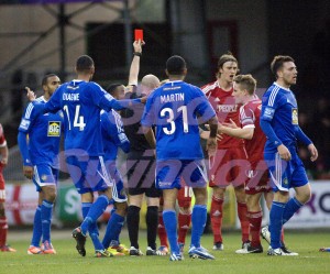 Flint banned for FOUR matches. Flint banned for FOUR matches.