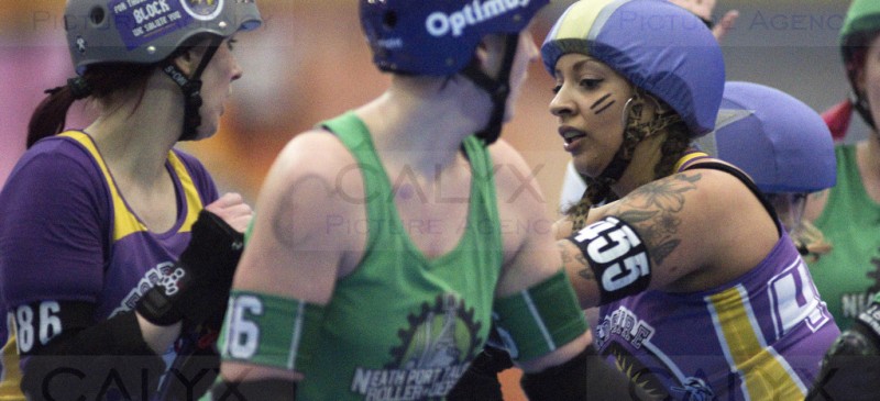 ©Calyx 
British Champoinship Roller Derby Futsal Arena Swindon.
Neath & Port Talbot v Bedfordshire