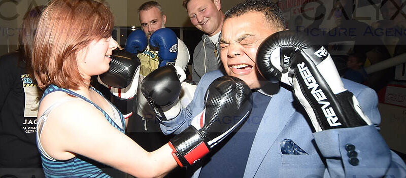 ©Calyx Picture Agency.
Scrappers Gym in Hillmead celebrates its first birthday with Patron Ricky Porter